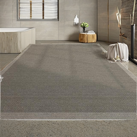 Tapis de Style Wilton en Polyester au Design Moderne, Support Antidérapant, Tissé à la Machine pour la Maison, le Salon, l'Exercice ou la Prière