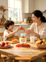 Compléments alimentaires en bonbons gélifiés à la vitamine C pour adolescents, soutien immunitaire et santé digestive - Produit alimentaire sain