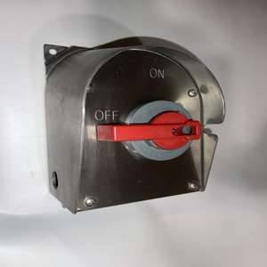 1 ピース新品オリジナルハブベル Hblds3ssrvfd 30a ステンレスディスコネクト、<span class=keywords><strong>3</strong></span> ノックアウト付き、2 ボトム-1 サイド PLC 産業用オートム - Product Image 3