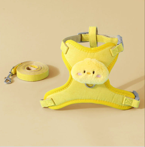 Chaleco transpirable suave de fábrica, arnés ajustable para el pecho de mascotas, correa para perros y gatos, arnés de pecho para exteriores, arnés bonito para mascotas - Product Image 4