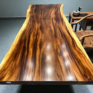 Factory wholesale live edge wood slabs natural wood dining table solid walnut wood slab