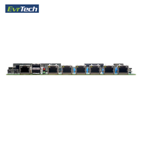 ITX Intel J1900 DDR3 Tanpa Kipas VGA Display 6 Port LAN RJ45 Ethernet Server Pfsense Firewall Motherboard Industrial