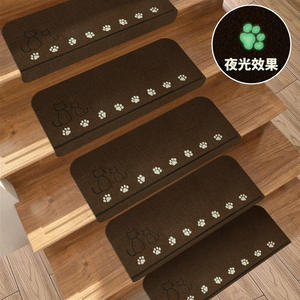 แผ่นรองบันไดแบบญี่ปุ่น ทำจาก PVC ไม่ต้องใช้กาว แผ่นกันลื่นสำหรับบันได แผ่นรองเท้าแบบ<span class=keywords><strong>ติด</strong></span>เองสำหรับใช้ในบ้าน - Product Image 2
