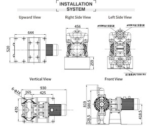 GODO DBY3S-100L Aluminium Double Diaphragm <b>Pump</b> Glues Paint OEM Application - Product Image 5
