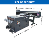Machine d'impression numérique pour t-shirt, format A1, transfert thermique, rouleau de Film PET 60 DTF, imprimante avec 2 têtes d'impression I3200