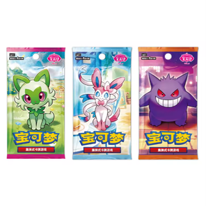 Jeu de société Vol.3 Gengar Game Pack Cards Gem Pack Vol.1 Vol.2 Scarlet Violet PTCG <span class=keywords><strong>Pikachu</strong></span> Card Gift Kid Christmas Board Games - Product Image 5