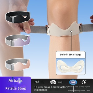 Ceinture rotulienne élastique respirante et épaissie pour un confort optimal – Sangle de genou, bande rotulienne, genouillère de protection pour le sport et le badminton - Product Image 4