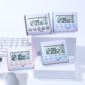 Mutfak ev dijital geri sayım sayacı uzaktan kumanda çevre dostu kare tasarım pişirme pişirme takvimli saat iki takım zamanlama - Product Image 6