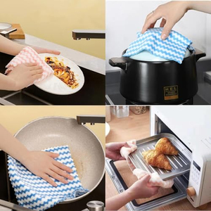 Paño de Cocina de Microfibra Super Absorbente, Paño de Limpieza para el Hogar de Felpa de Coral Catiónica, Paños Secos para Cocina - Product Image 6