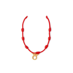 Bracelet porte-bonheur Angelina Taurus, cordon rouge, plaqué or, bijoux de mode pour femmes - Product Image 1