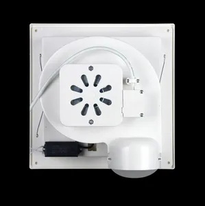 SDIAO 10 Inch Plastic Kitchen Ceiling Exhaust Fan Surface Mounted Ventilation Fan With LED Light