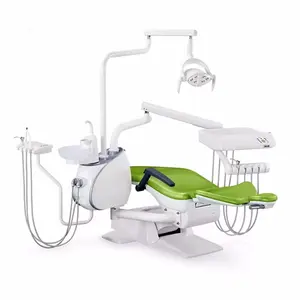 Équipement dentaire entier de haute qualité Conception de dossier unique Ensemble complet Unité de fauteuil dentaire moderne et bon marché