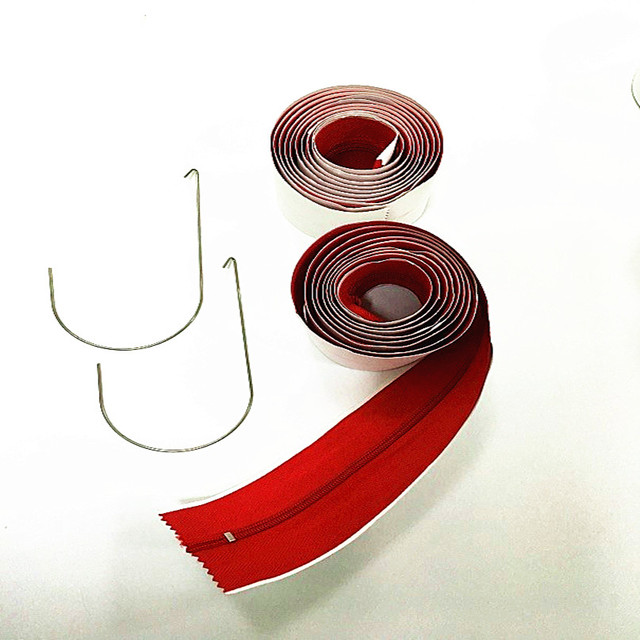 Adhesive ZIpper Kit Include 2 Flap Hooks
