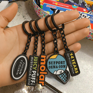 <span class=keywords><strong>Hot</strong></span>-Bán Tùy Chỉnh Kim Loại Móc Khóa Kẽm Hợp Kim Sắt Thiết Kế Bộ Xương Mềm Cứng Chống Lão Hóa Tuyệt Đẹp Nhãn Hiệu Riêng Vòng Chìa Khóa - Product Image 1