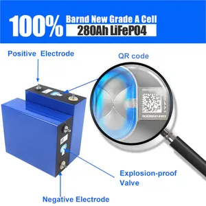 8000 cicli di vita CATL 3.2V lifepo4 280ah nuovo di zecca <span class=keywords><strong>una</strong></span> <span class=keywords><strong>batteria</strong></span> 5 anni di garanzia <span class=keywords><strong>batteria</strong></span> di energia a casa per pacco <span class=keywords><strong>batteria</strong></span> fai da te - Product Image 3