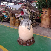 Poubelle de dinosaure en fibre de verre, déco de dinosaures, livraison gratuite