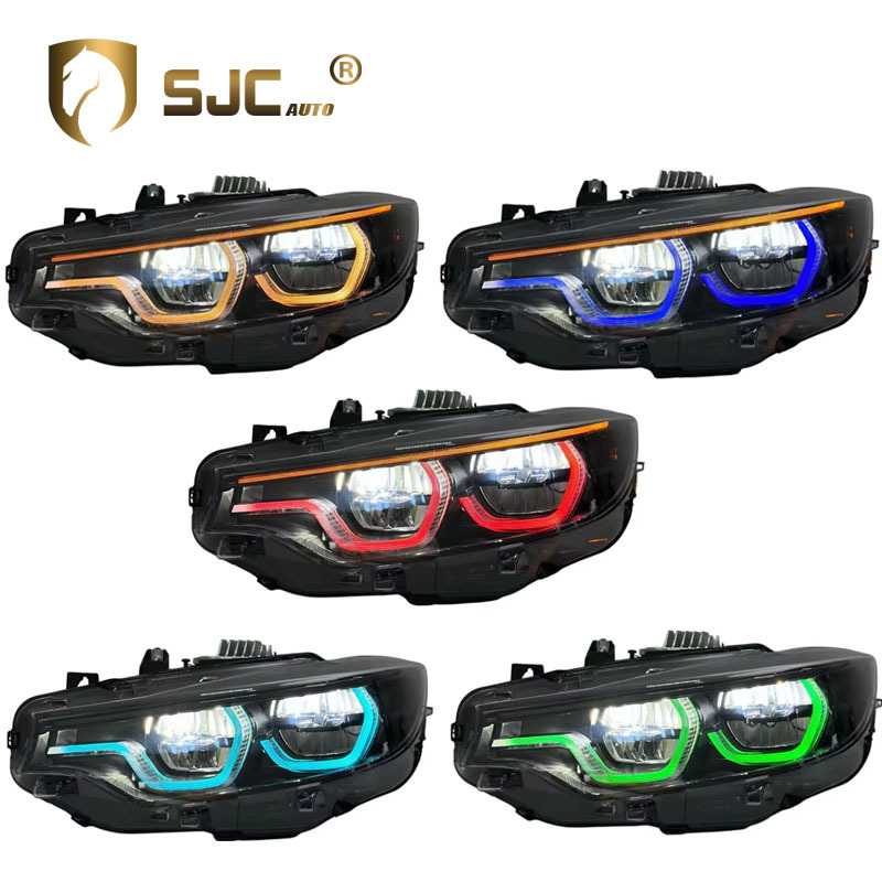 Sjc Rgb LED Headlight Assembly For BMW 4 Series F32 Rgb Multi-Color DRL