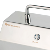 Pompe à vide à membrane sans huile de qualité laboratoire, drainage direct, corps en acier inoxydable 304, système de filtration microbienne, garantie 1 an