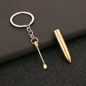Mới di động đạn Tai chọn muỗng Keychain vài người yêu thích Keyring unisex lưu trữ nhà trang trí chìa khóa - Product Image 1