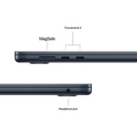 MacBook Air 15 pouces de Apple, version M4 avec 16 Go de RAM et 256 Go de SSD, couleur Midnight + AirPods Pro 3