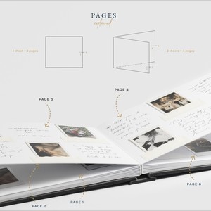 Sang Trọng Nằm Phẳng Đám Cưới Cuốn Sách Khách Với <span class=keywords><strong>Polaroid</strong></span> Hình Ảnh Khe Cắm Tùy Chỉnh Vàng Lá Nhung Bìa Album Cưới Bộ Nhớ Cuốn Sách - Product Image 4