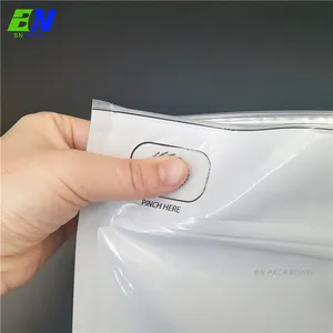Smell Proof Mylar Bags Child Resistant Packaging Pinch And Slide Mylar Smell Proof Bags For Capsule