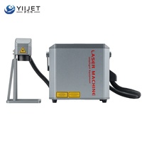 Nouvelle machine de marquage laser à fibre portable pour le marquage de plaques métalliques, de dates, de logos et de numéros de lot avec prise en charge DXF/PLT