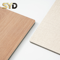 Panel Dinding Dekoratif Veneer Arang Bambu Ramah Lingkungan Motif Kayu untuk Interior