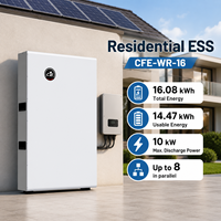 Système de stockage d'énergie domestique à longue durée de vie 16 kWh LiFePO4 51,2 V 314 Ah, batterie compatible CAN pour Growatt et SMA Goodwe