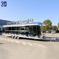 CAMPTRL Promotion : Remorque alimentaire de luxe avec salle de bain, chariot à barbecue turc, camion mobile pour pizza et café