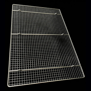 Grands plateaux de déshydratation en maille métallique en acier inoxydable SUS 304 de qualité alimentaire pour four, pour le séchage de gâteaux, de pains, et comme grille de refroidissement pour la cuisson du bœuf séché - Product Image 1