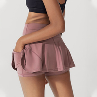 Huachen personnalisé Tennis jupe Fitness bas femmes Sport jupe sous-vêtements culottes athlétiques jupes pour dames