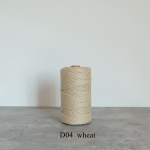 Cordón de Algodón de 4 mm, 42 Colores, Hilo de Algodón Puro de Alta Calidad, Rollo de 100 m para Manualidades, Tejidos, Hojas, Plumas, DIY - Product Image 4