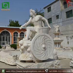 Decorazione esterna dell'hotel famosa statua <span class=keywords><strong>di</strong></span> figura <span class=keywords><strong>Apollo</strong></span> in marmo bianco naturale intagliata a mano - Product Image 4