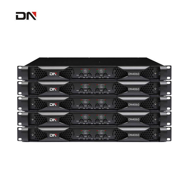 High Quality DN4060 2000w Class D Amplifier 1u 4 Channel Professional Power Amplifier Audio Amplifier