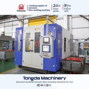 Máy Ép Chai Nhựa HDPE Hai Trạm 1L 2L 5L Tốc Độ Cao Máy Ép Đùn Khuôn Đúc - Product Image 3