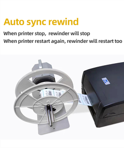 Có thể điều chỉnh lõi nhãn Rewinder BSC X6S Ribbon Rewinder bảng Top tua máy coreless tua máy - Product Image 4