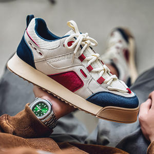 2025รองเท้าตาข่ายสำหรับผู้ชาย, รองเท้าแฟชั่นสไต<span class=keywords><strong>ล</strong></span>์ย้อนยุคทำจากฟองน้ำ<span class=keywords><strong>เค้ก</strong></span>รองเท้าลำลอง - Product Image 1