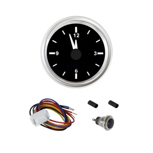 Wenle kus Tự động đồng hồ biển mét đo 52mm 12V <span class=keywords><strong>24V</strong></span> 2732127 12 Giờ định dạng K-Y09000 giờ mét cho thuyền - Product Image 5