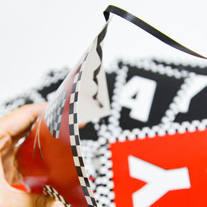 Bannière en papier à carreaux noir et blanc pour fête d'anniversaire, Diwali, thème course <span class=keywords><strong>F1</strong></span>, forme queue de poisson - Product Image 4