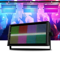 Lumière stroboscopique à 8 segments avec 960 LED, boîtier en aluminium, effet de scène pour diffusion en direct, bar, éclairage DJ