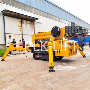 رافعة زاحفة صغيرة للبناء مع مثبت وذراع تلسكوبي دوار - Product Image 6