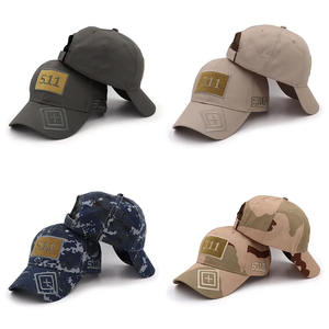 Gorra de béisbol deportiva táctica con logotipo personalizado gorra de camionero de camuflaje de algodón impermeable con parche frontal - Product Image 6