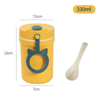 Tasse de soupe de café Portable, biodégradables, écologique, paille de blé, ml ml