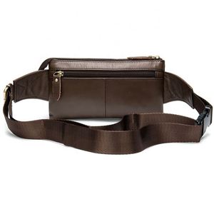 Sac banane décontracté en cuir véritable personnalisé pour homme - Product Image 2