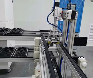 New Toshine Assembly Line Pallet Conveyor System Lithium Battery Timing Belt Conveyor Stainless Steel/PVC/Nylon Conveyor - Product Image 2