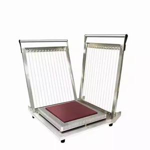 Precio de fábrica Máquina cortadora de barras de chocolate Mozzarella Queso Bloque Cubo Rebanadora Alambre Confitería Cortador de chocolate - Product Image 5