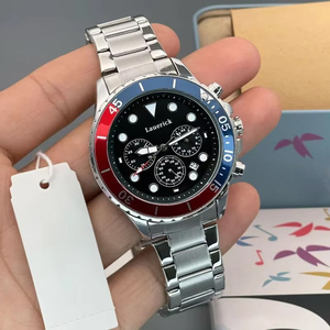 トップブランド FS メンズ シンプル クロノグラフ ウォッチ 46mm ステンレススチール サファイアクリスタル ビッグダイヤル 防水 発光 ETA ファッション - Product Image 2