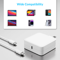Adaptor Laptop Tipe C 140W Pengisi Daya Portabel untuk Macbook Pro 13/14/15 Air M1 M2 M3 M4