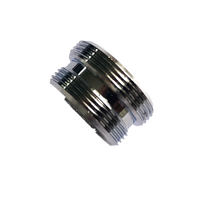 Adaptateur de robinet en laiton chromé pour raccord mâle M22 vers mâle M24